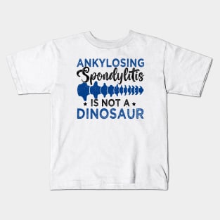 Support Ankylosing Spondylitis awareness spondylolisthesis Kids T-Shirt